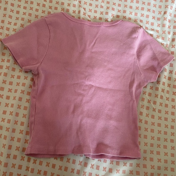 brandy bubblegum pink zelly top - Picture 2 of 3